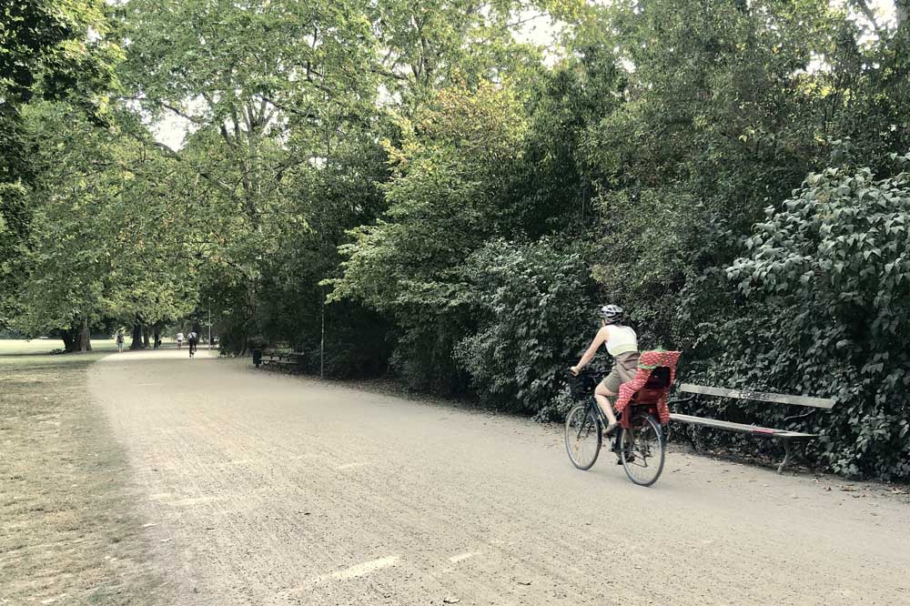 Staubpiste im Johannapark. Foto: Andreas Blechschmidt