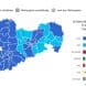 Die Zweitstimmen-Sieger in den sächsischen Wahlkreisen. Grafik: Freistaat Sachsen, Landesamt für Statistik