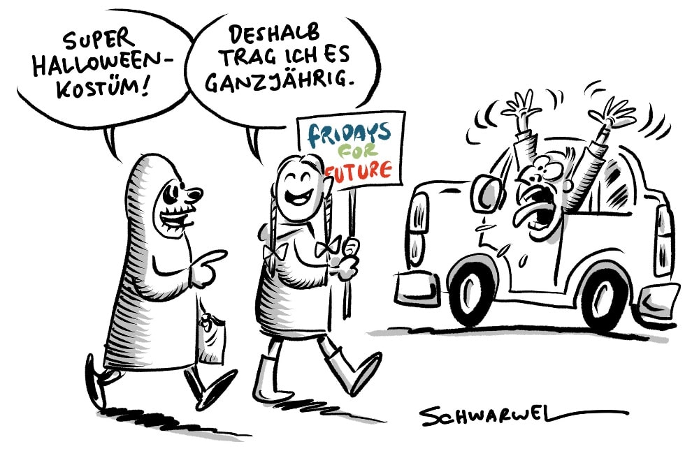 Karikatur: Schwarwel