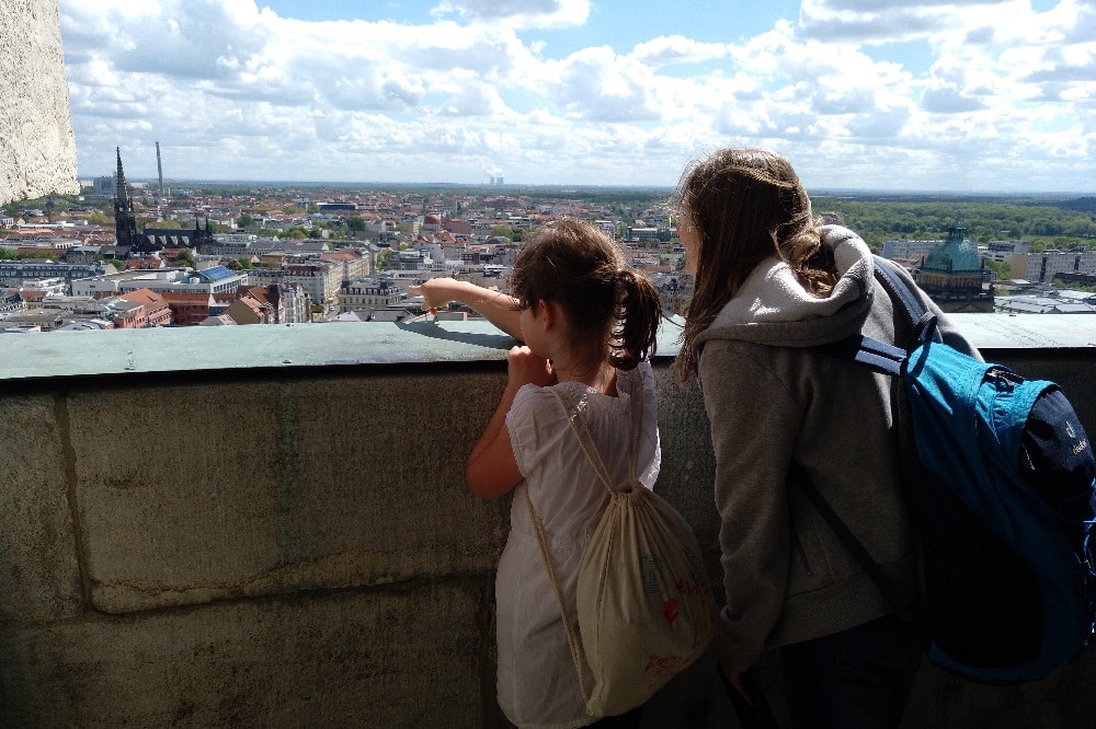 Wunderfinder auf dem Rathaus. Quelle: Stiftung "Bürger für Leipzig"