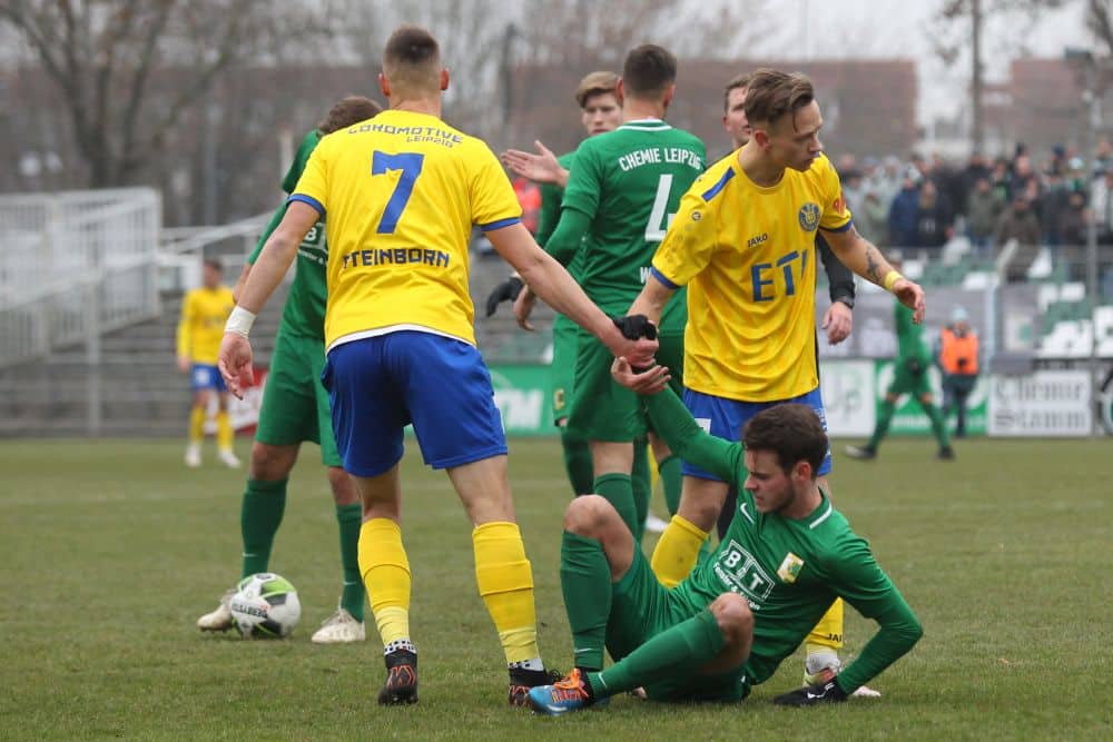 Derby und Fairplay müssen sich nicht ausschließen. Szene aus dem letzten Aufeinandertreffen im Landespokal. Foto: Jan Kaefer