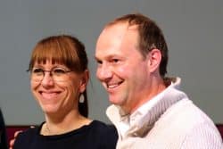 Spitzenkandidaten und Verhandlungsführer der sächsischen Grünen: Katja Meier und Wolfram Günther. Foto: Michael Freitag