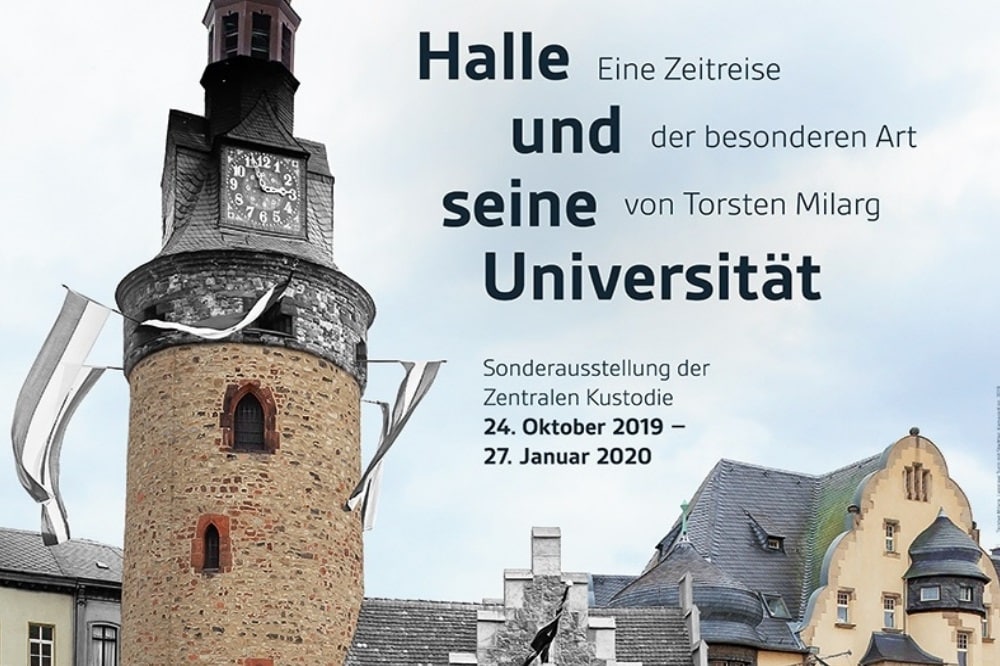 Plakat zur Ausstellung. Foto: Torsten Milarg / Universität Halle