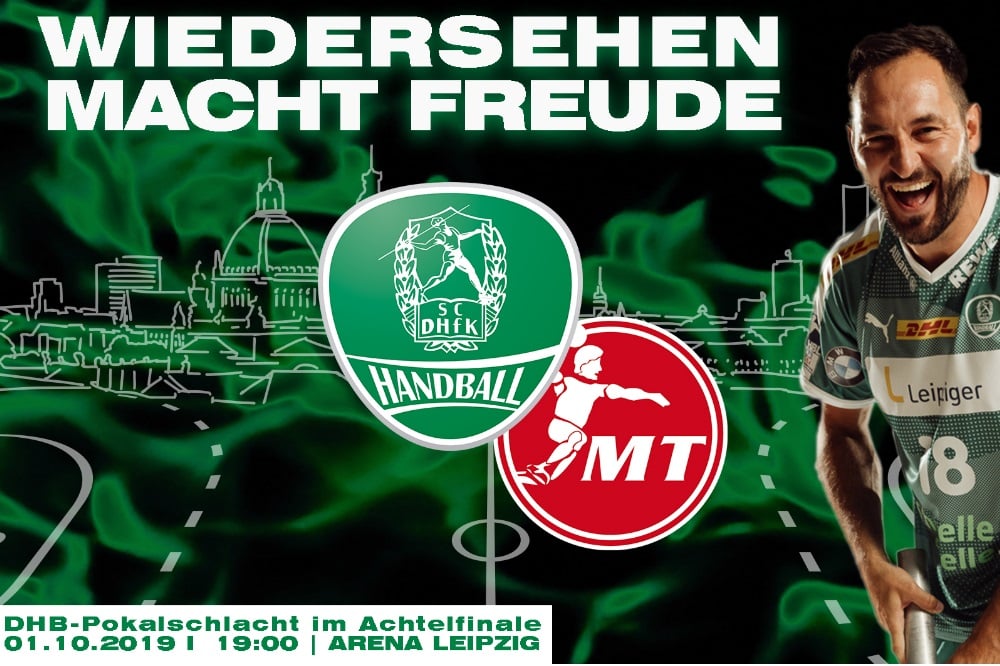 Pokalschlacht gegen Melsungen. Quelle: SC DHfK