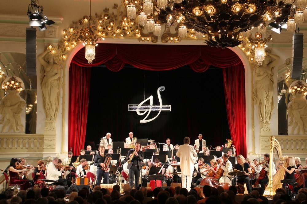 Quadro Nuevo & Vogtland Philharmonie - Neue Welt Zwickau. Foto: Ulrich Wenzel