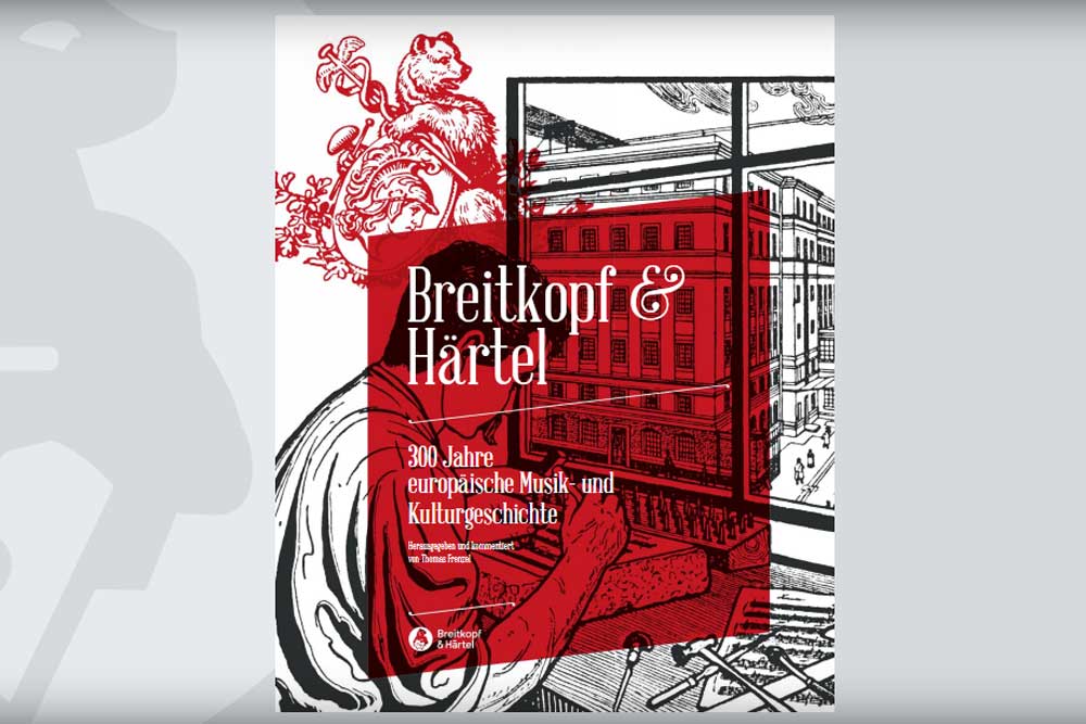 Thomas Frenzel (Hrsg.): 300 Jahre europäische Musik- und Kulturgeschichte. Cover: Breitkopf & Härtel