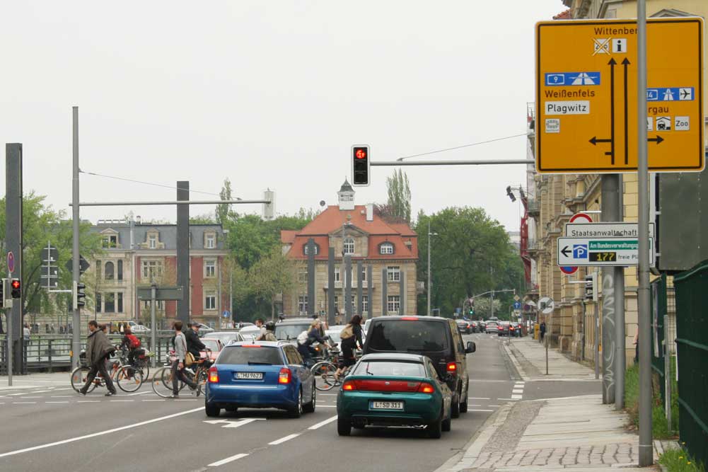 Harkortstraße Richtung Martin-Luther-Ring. Foto: Ralf Julke