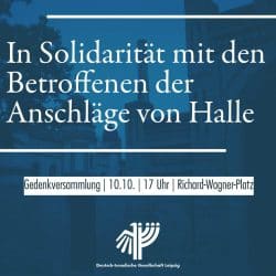 Aufruf zur Versammlungam 10. Oktober 2019 in Leipzig