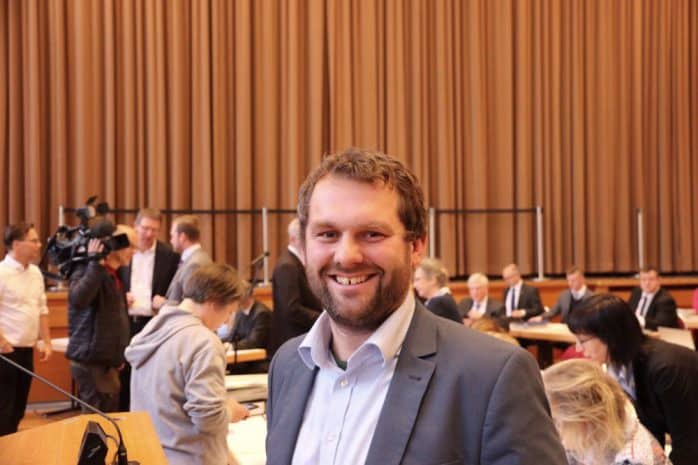 Christopher Zenker, SPD heute für den Klimanotstand, aber gegen das Wort selbst. Foto: Michael Freitag