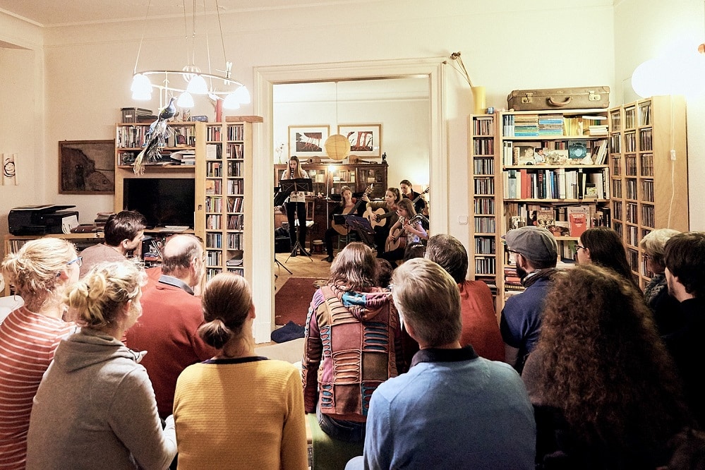 Mehr als ein Konzert – 4. Notenspur-Nacht der Hausmusik in einer Leipziger Wohnung, Foto: Daniel Reiche