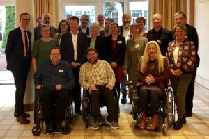 Die Beauftragten des Bundes und der Länder für die Belange von Menschen mit Behinderungen beim 58. Treffen in Bad Gögging. © Büro des Beauftragten der Bayerischen Staatsregierung für die Belange von Menschen mit Behinderung