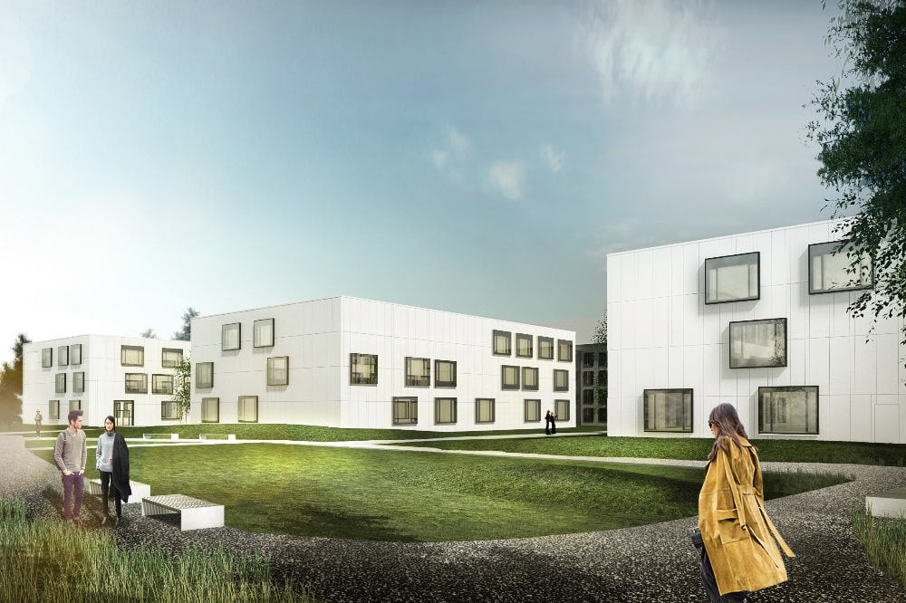 Visualisierung Laborfluegel © CODE UNIQUE Architekten BDA