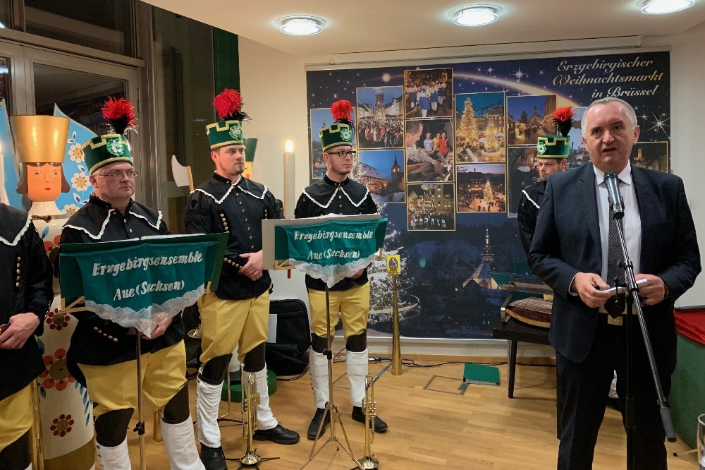 Erzgebirgischer Weihnachtsmarkt in Brüssel © Klaus Kühling, SMUL