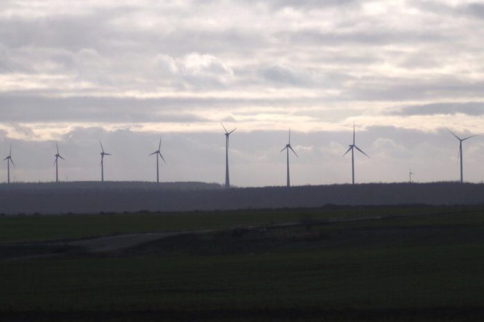 Windpark im Leipziger Südraum. Foto: Michael Freitag