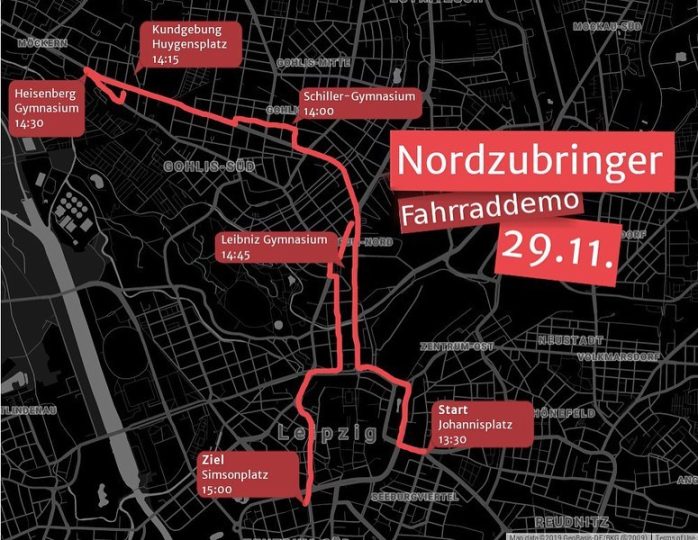 Die Routen des heutigen Tages ... Foto: FFF