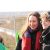 Sophia Salzberger (FFF Sachsen) und Sina Reisch (Ende Gel&auml;nde) verstanden sich beim zuf&auml;lligen Aufeinandertreffen auf Anhieb. Foto: Michael Freitag