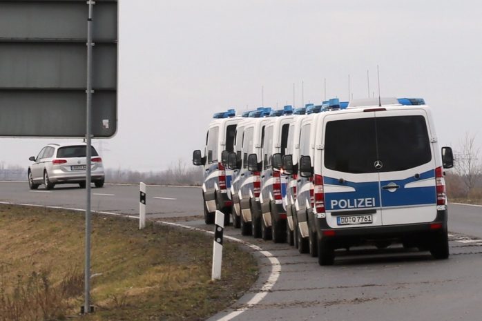 Großeinsatz. Foto: Michael Freitag