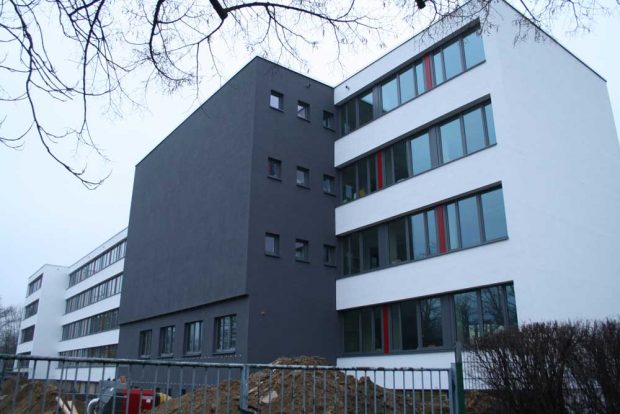 Das neue Design der einstigen Erich-Kästner-Schule. Foto: Ralf Julke