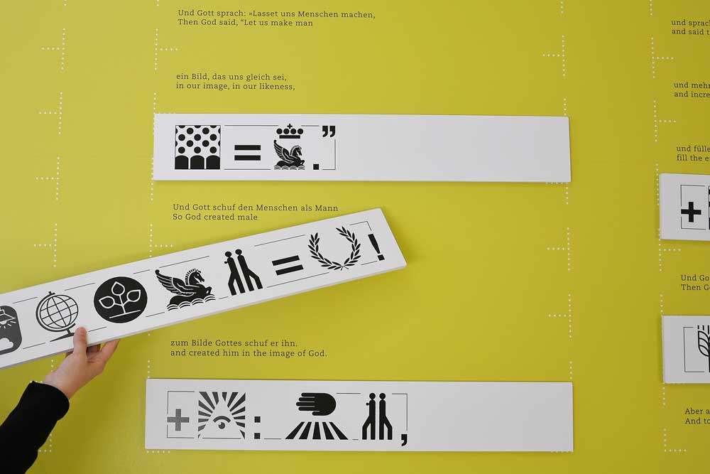 Die Genesis als Bildgeschichte. Foto: Museum für Druckkunst