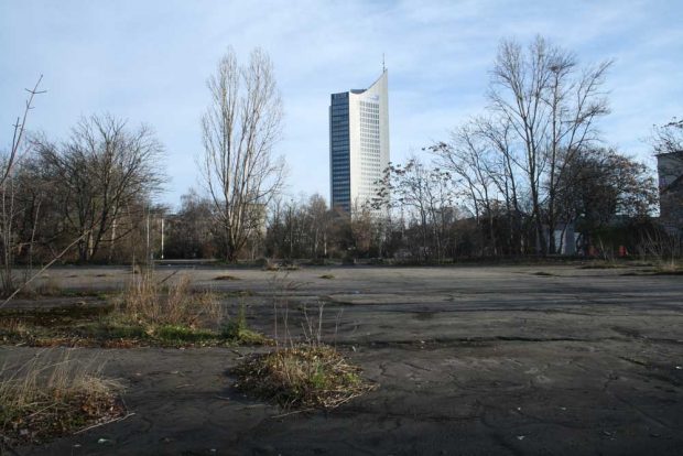 Blick auf den Nordteil des Geländes Richtung Rossplatz. Foto: Ralf Julke