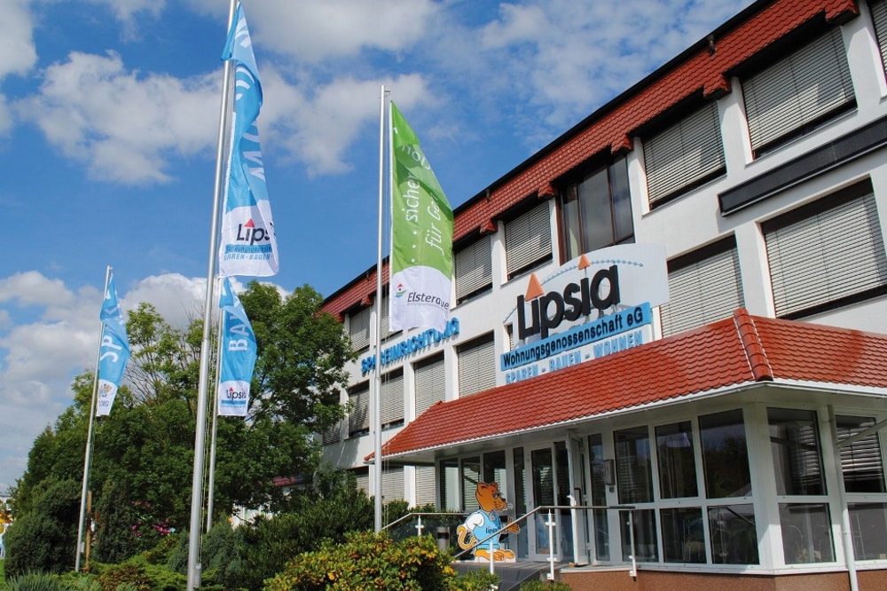 Lipsia-Geschäftsgebäude in Leipzig. Foto: Lipsia