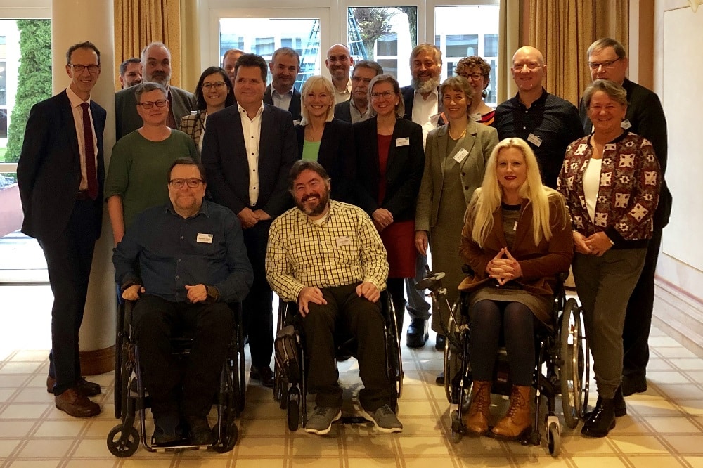 Die Beauftragten des Bundes und der Länder für die Belange von Menschen mit Behinderungen beim 58. Treffen in Bad Gögging. © Büro des Beauftragten der Bayerischen Staatsregierung für die Belange von Menschen mit Behinderung