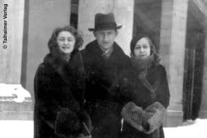 Karola Bloch (links) mit Ihrem Bruder Izio Piotrkowski und ihrer Schwägerin Andziula Tagelicht in Wien(1928) © Talheimer Verlag