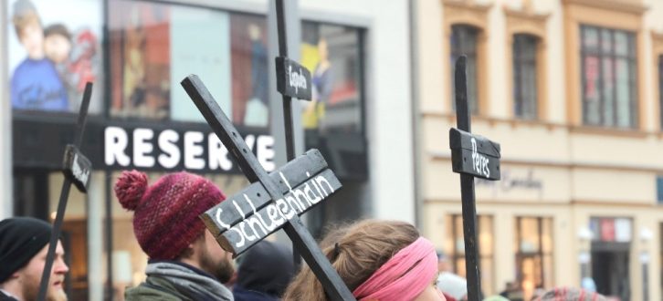 Anti-Kohle Proteste in Leipzig für Pödelwitz - Bildergalerien und Reportagen aus Pödelwitz der LZ machten das Thema sichtbar. Foto: Michael Freitag