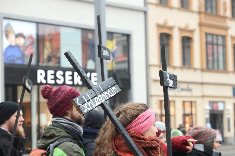 Anti-Kohle Proteste in Leipzig für Pödelwitz - Bildergalerien und Reportagen aus Pödelwitz der LZ machten das Thema sichtbar. Foto: Michael Freitag