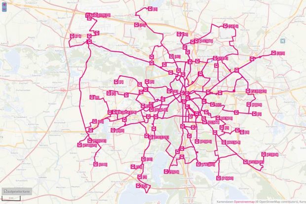 Vorschlag für ein Liniennetz 2035+. Karte: Tony Pohl