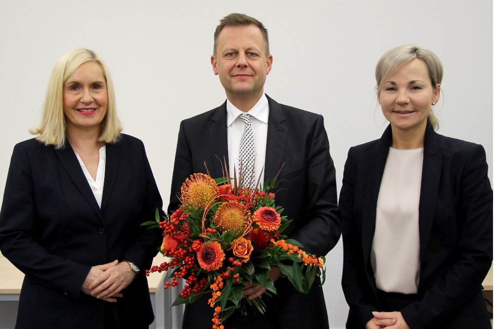 v.ln.r: Dr. Iris Minde, Torsten Bonew, Claudia Pfefferle © Klinikum St. Georg
