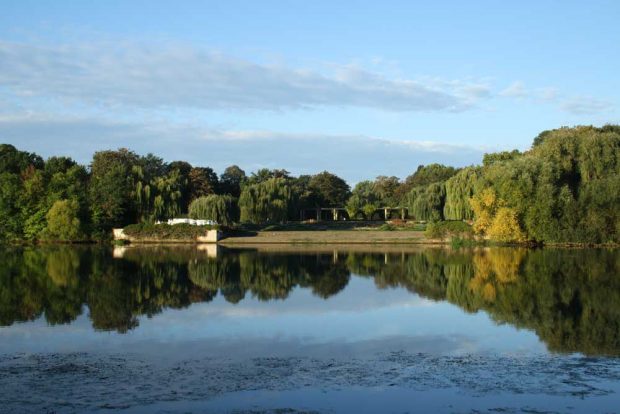 Der westliche Teil des Richard-Wagner-Hains am Elsterbecken. Foto: Ralf Julke