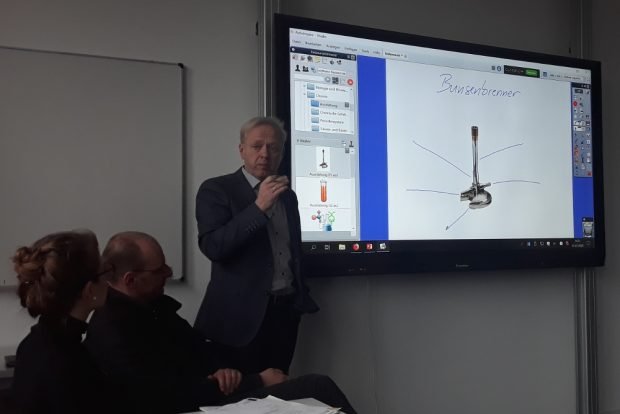 In der Gerda-Taro-Schule kommen bereits interaktive Tafeln zum Einsatz. Foto: René Loch