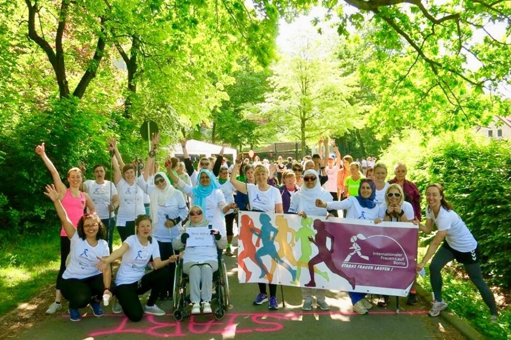 Frauenlauf in Borna. Foto: BonCourage e.V.