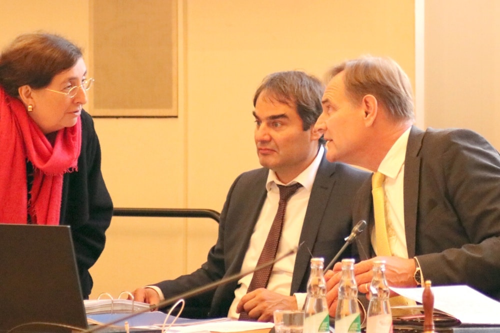 Nicht immer einer Meinung: Dorothee Dubrau (parteilos) und OB Burkhard Jung (r.). Foto: L-IZ.de