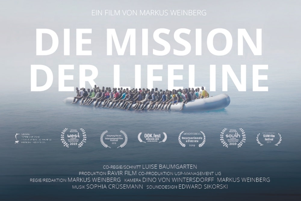 Postkarte Mission Lifeline. Quelle: Leipzig nimmt Platz