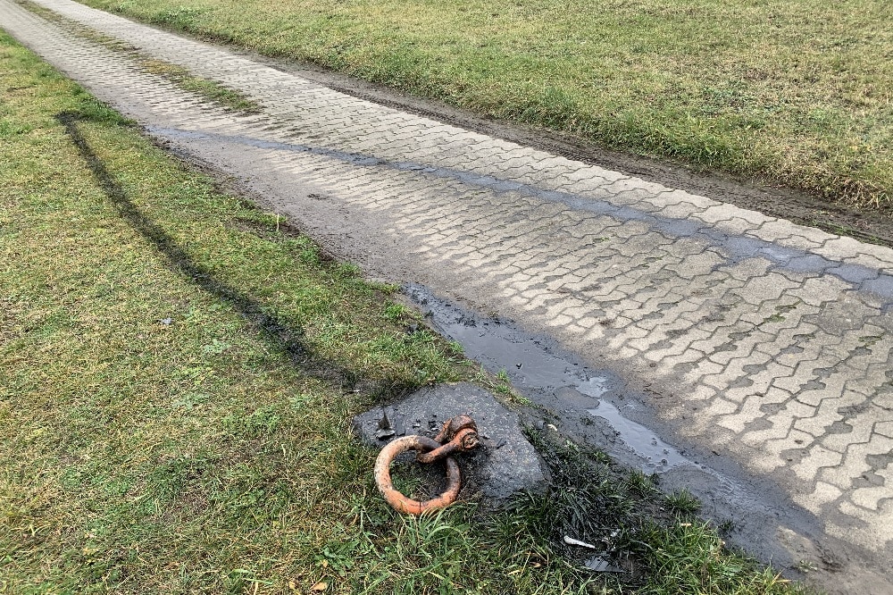 Verunreinigung Hafen Prossen. © Präsidium der Bereitschaftspolizei