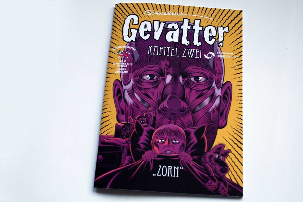 Schwarwel: Gevatter. Kapitel Zwei: Zorn. Foto: Ralf Julke