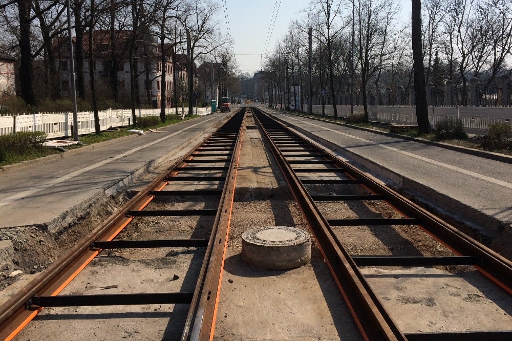 Südlicher Teil der Baustelle Bornaische Straße. Foto: L-IZ.de
