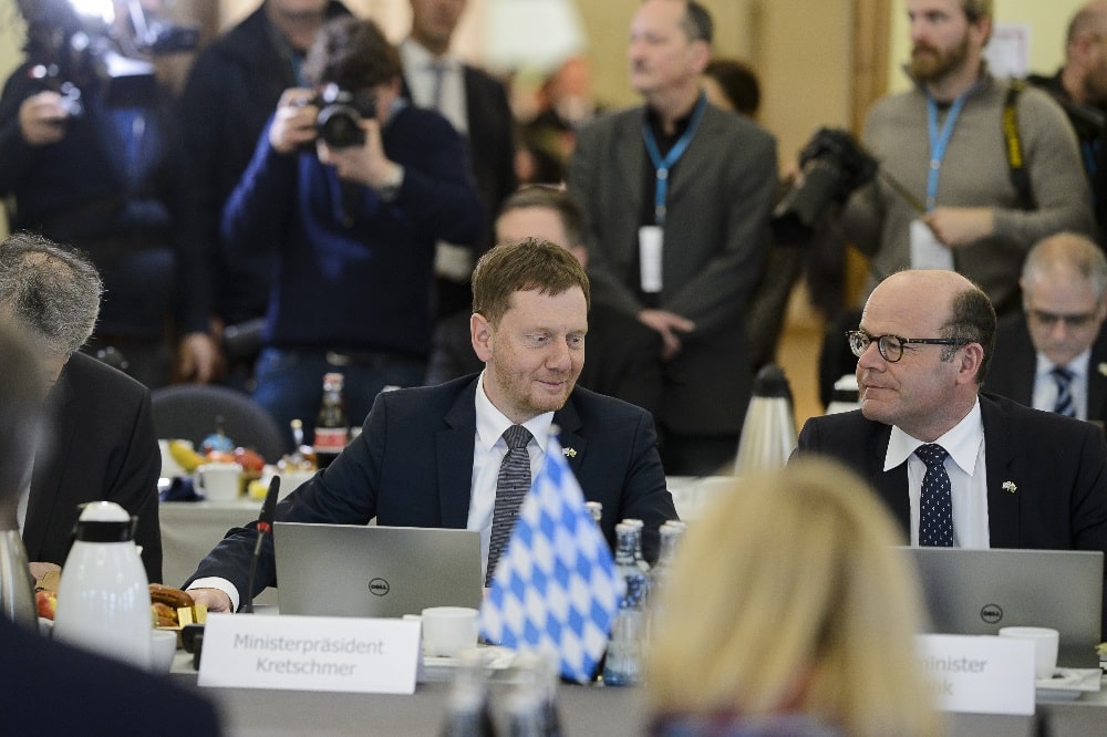 Gemeinsame Kabinettssitzung von Bayern und Sachsen © Pawel Sosnowski