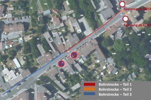 Leitungsverlegung Bahnhofstraße. Quelle: Stadtverwaltung Borna