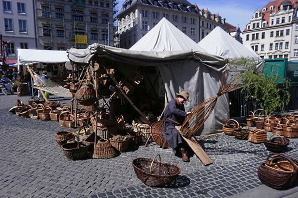 Historische Leipziger Ostermesse. Foto: Stadt Leipzig / Marktamt