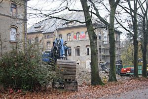 Bauarbeiten in der Parkstadt. Foto: L-IZ.de