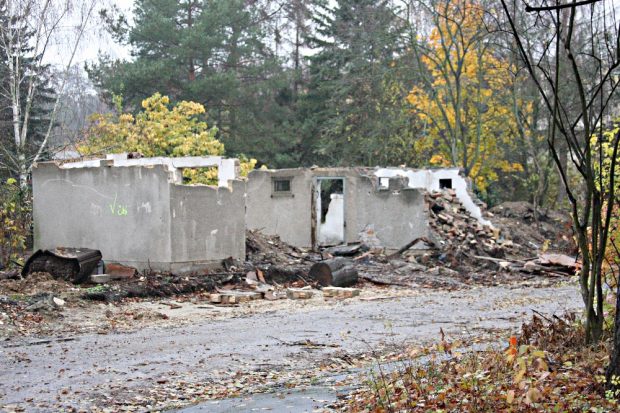 Abbrucharbeiten im Gelände der Parkstadt. Foto: L-IZ