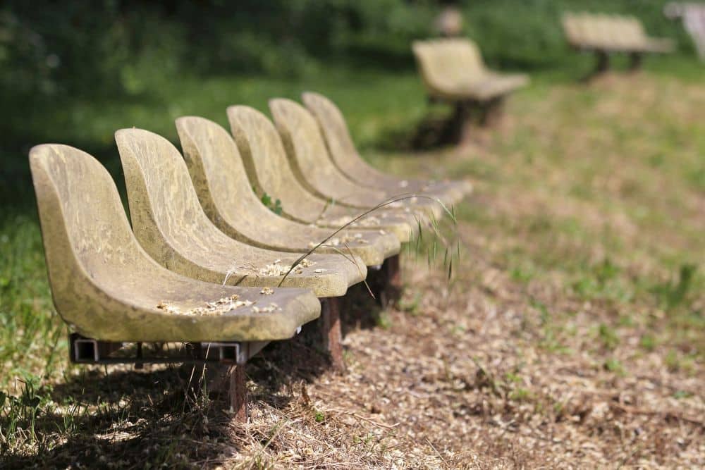 Verwaiste Zuschauertraversen (Symbolbild). Foto: Jan Kaefer