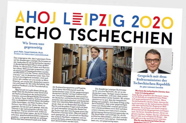 Leipzig2020Tschechien lädt in kleiner Form ein zum Literaturprogramm in ...