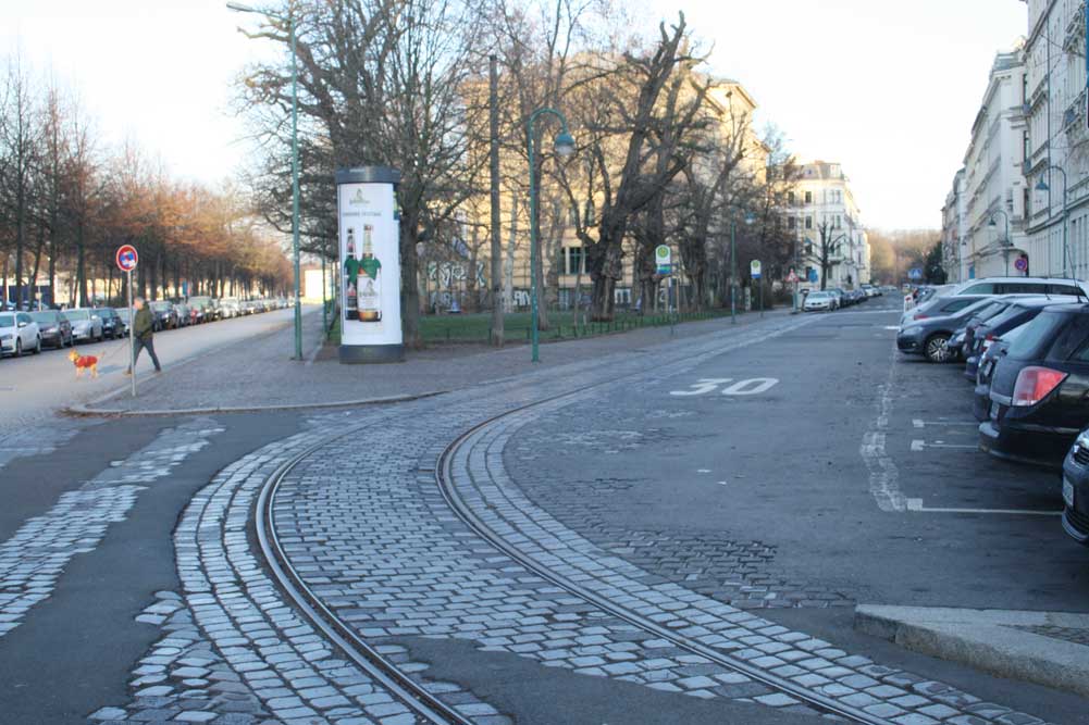 Die Feuerbachschleife im heutigen Zustand. Foto: Ralf Julke