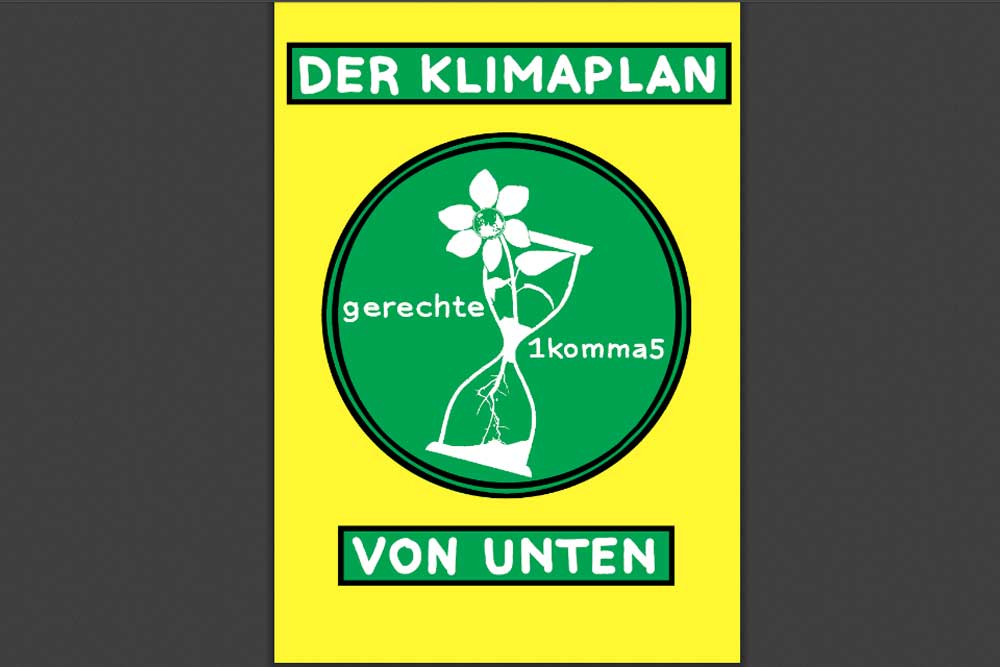 Klimaplan von unten. Cover: gerechte1komma5