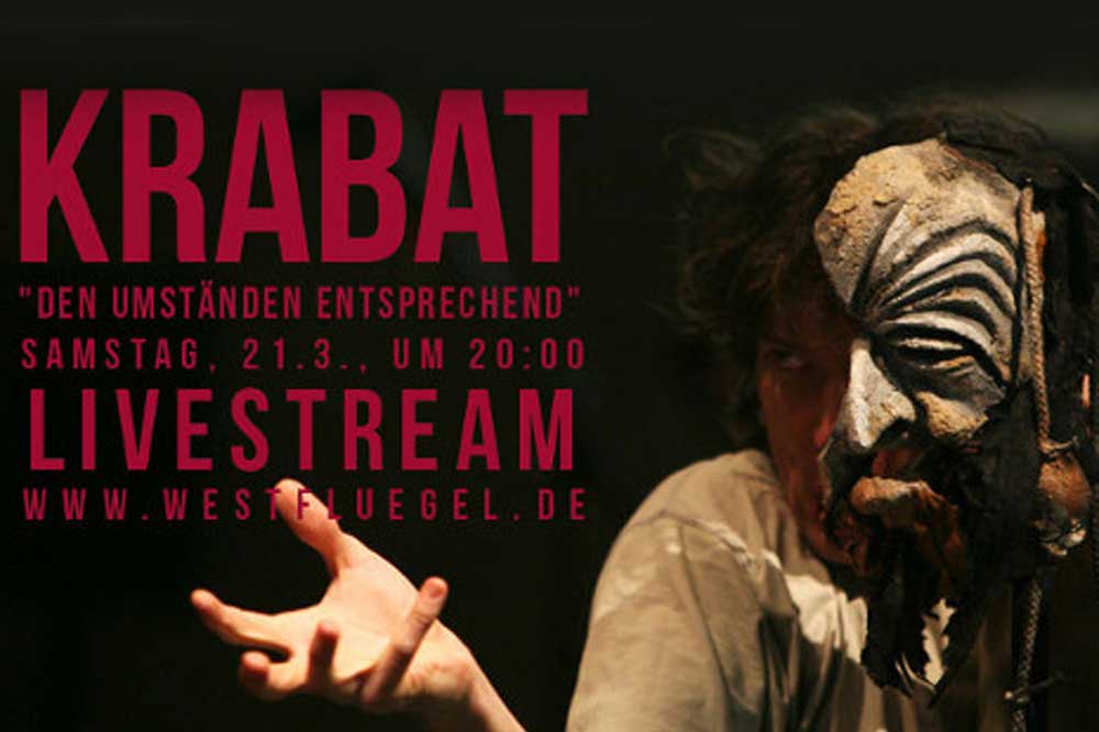 Krabat - den Umständen entsprechend. Foto: Westflügel Leipzig, Therese Stuber