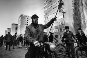 „Ritter der Revolution“, Arad, Rumänien, Dezember 1989, F.A.Z.-Foto/Mirko Krizanovic